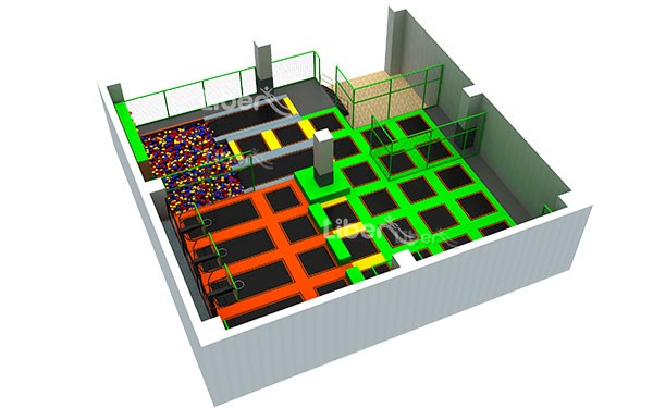 Liben Indoor Foam Pit Trampoline Park China